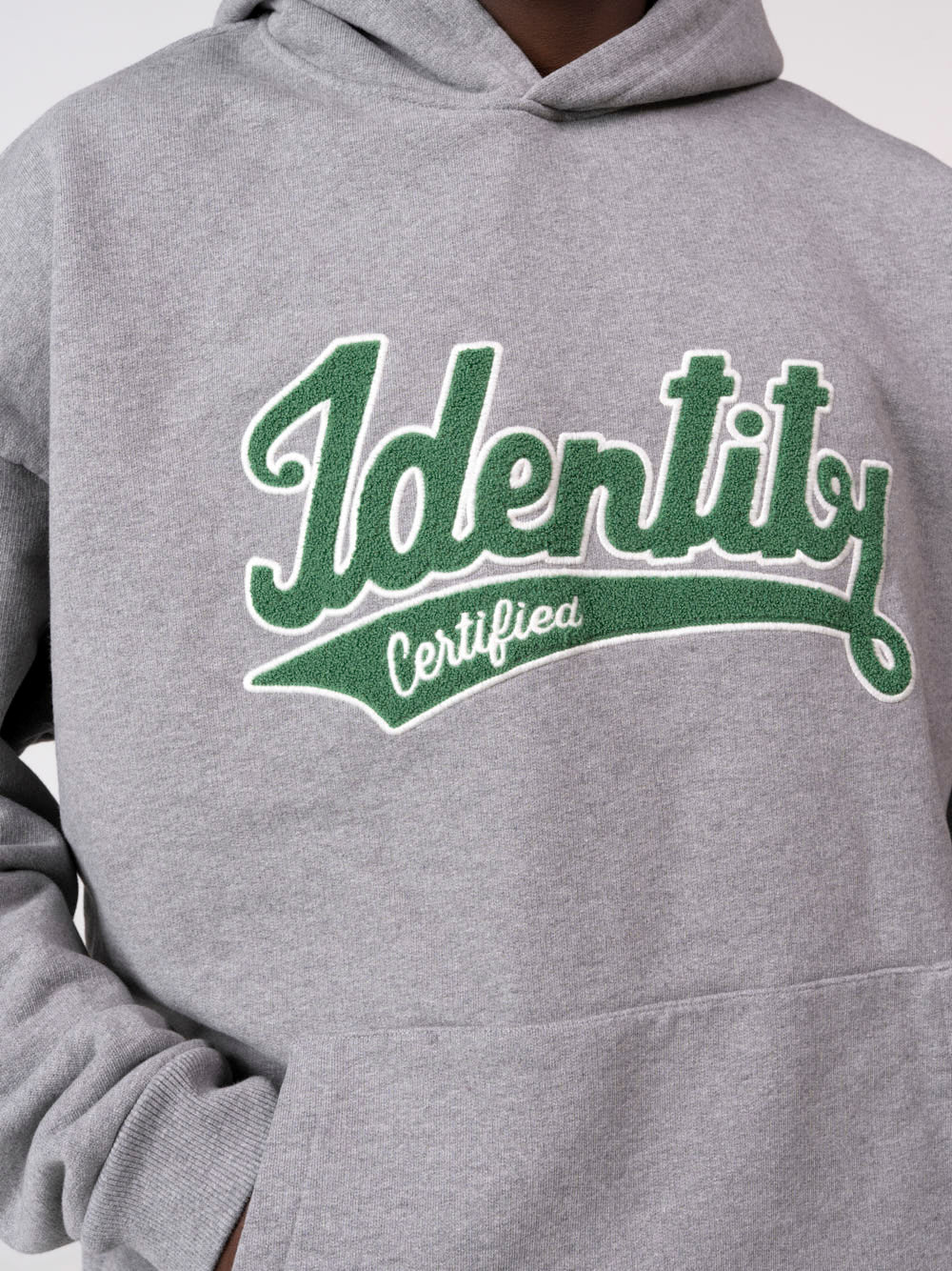 SIGNATURE HOODIE - GREY/GREEN