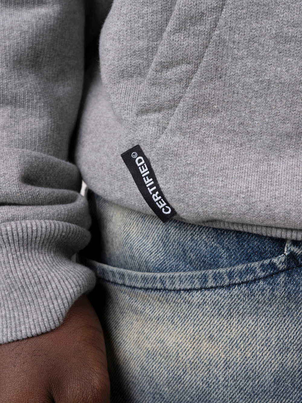 SIGNATURE HOODIE - GREY/GREEN