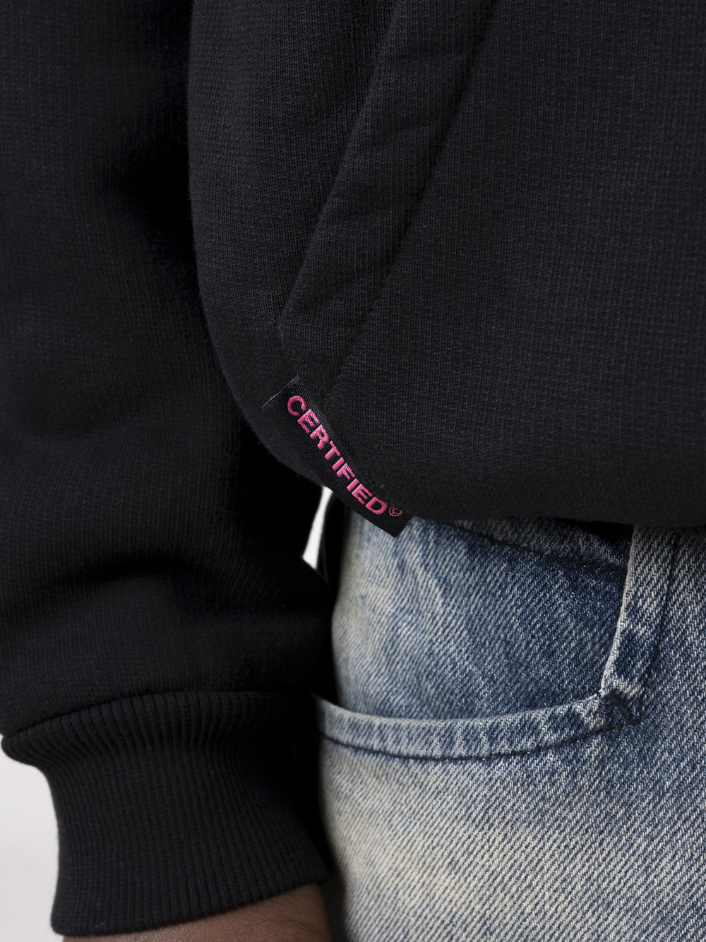 SWEETHEART HOODIE - ISN'T SHE LOVELY HOODIE - BLACK