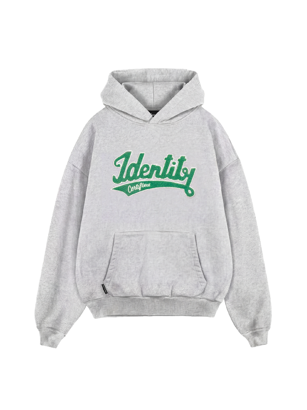 SIGNATURE HOODIE - GREY/GREEN