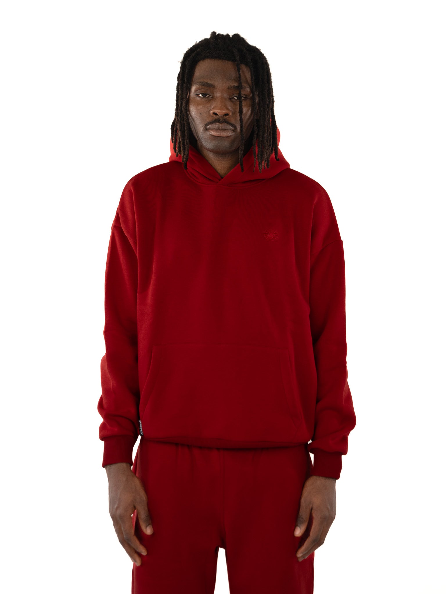 BASIC HOODIE - RED