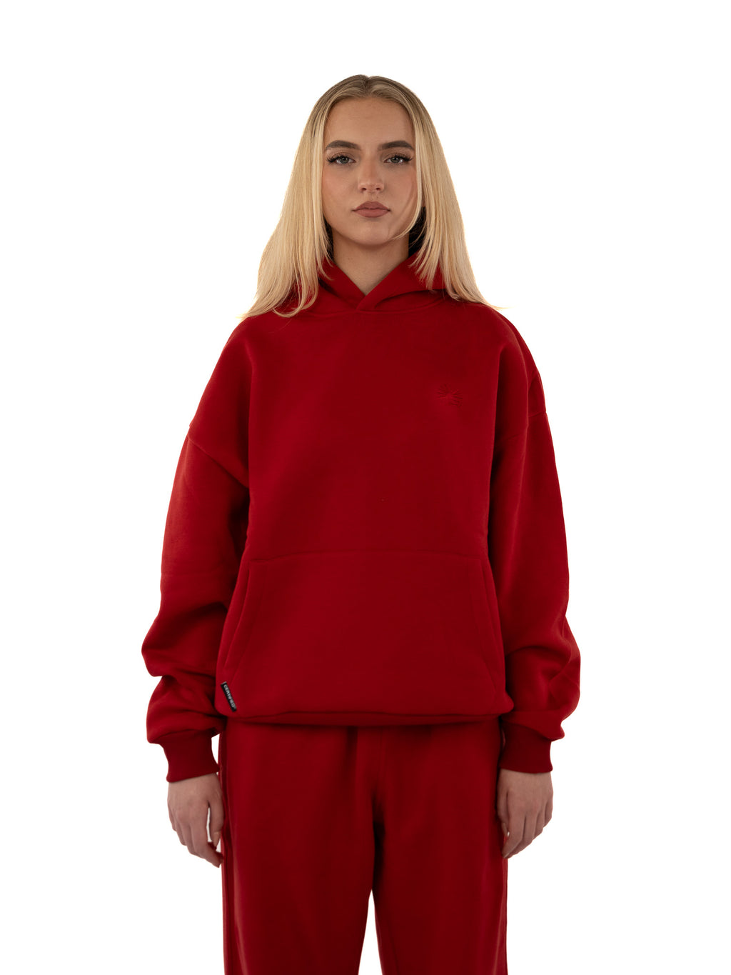 BASIC HOODIE - RED