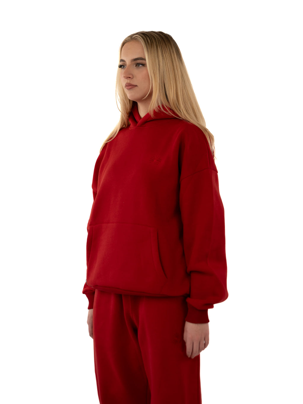 BASIC HOODIE - RED